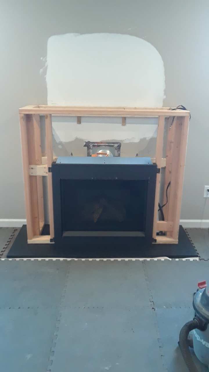 A new fireplace build and install for a WNY Home