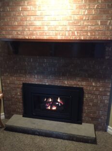 Regency U31-10 Energy Gas Insert into woodburning fireplace